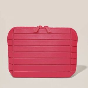 ISO small or medium Parallelle tart/hot pink cosmetic bag